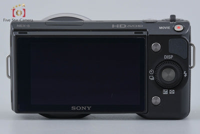 【中古】SONY ソニー α NEX-5 ズームレンズキット ブラック シャッター回数僅少