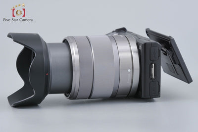 【中古】SONY ソニー α NEX-5 ズームレンズキット ブラック シャッター回数僅少