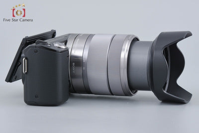 【中古】SONY ソニー α NEX-5 ズームレンズキット ブラック シャッター回数僅少