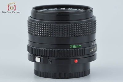 【中古】Canon キヤノン New FD 28mm f/2.8