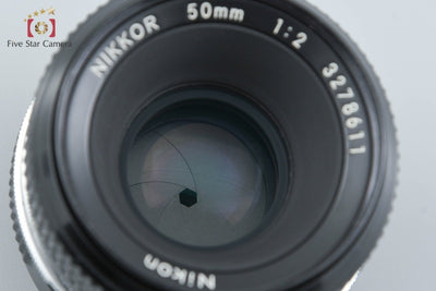[Used] Nikon New NIKKOR 50mm f/2