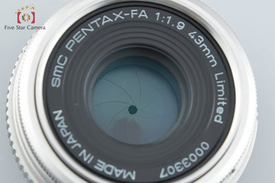 [Used] PENTAX Pentax SMC FA 43mm f/1.9 Limited Silver