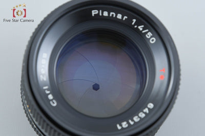 【Used】CONTAX Carl Zeiss Planar 50mm f/1.4 T* AEJ