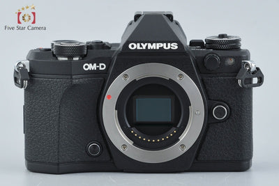 Used: OLYMPUS Olympus OM-D E-M5 Mark II Black Mirrorless Interchangeable Lens Camera Shutter Count Low