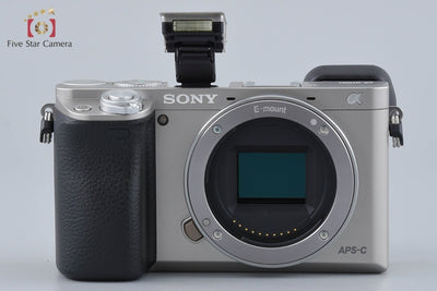 [Used] SONY Sony α6000 ILCE-6000 Silver Power Zoom Lens Kit, Low Shutter Count, Multi-language Support