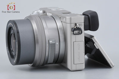 [Used] SONY Sony α6000 ILCE-6000 Silver Power Zoom Lens Kit, Low Shutter Count, Multi-language Support
