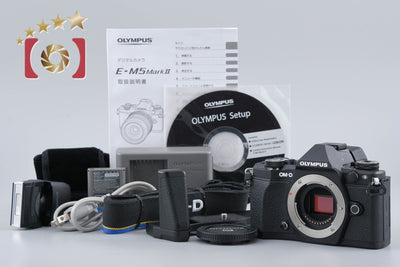[Used] OLYMPUS OM-D E-M5 Mark II Black Mirrorless Interchangeable Lens Camera