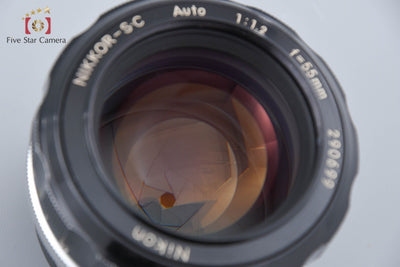 [Used] Nikon NIKKOR-S.C Auto 55mm f/1.2