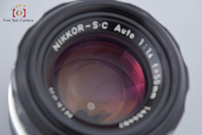 [Used] Nikon Nikkor-S.C Auto 50mm f/1.4