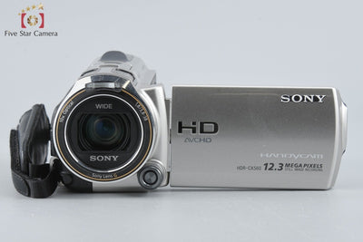 [Used] SONY Handycam HDR-CX560V Champagne Silver Digital Video Camera with Original Box
