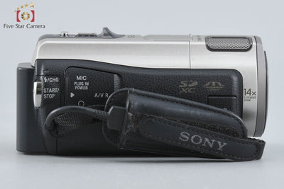 [Used] SONY Handycam HDR-CX560V Champagne Silver Digital Video Camera with Original Box