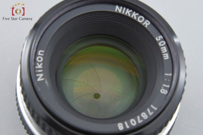 Used] Nikon Ai NIKKOR 50mm f/1.8