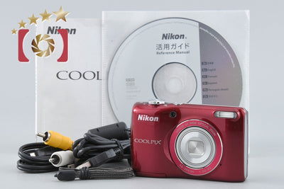【中古】Nikon ニコン COOLPIX L26 レッド コンパクトデジタルカメラ