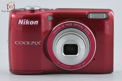 【中古】Nikon ニコン COOLPIX L26 レッド コンパクトデジタルカメラ