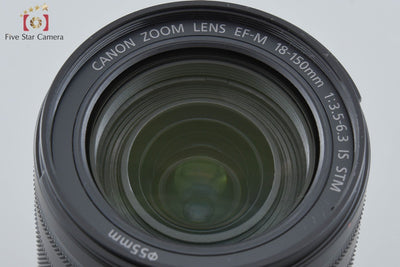 【中古】Canon キヤノン EF-M 18-150mm f/3.5-6.3 IS STM ブラック 元箱付き