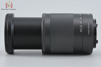 【中古】Canon キヤノン EF-M 18-150mm f/3.5-6.3 IS STM ブラック 元箱付き