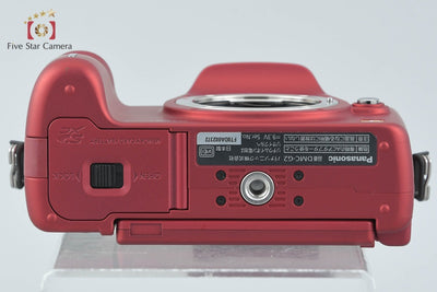【中古】Panasonic パナソニック LUMIX DMC-G2 コンフォートレッド ミラーレス一眼カメラ シャッター回数僅少