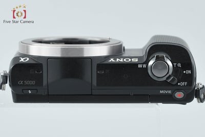 [Used] SONY Sony α5000 ILCE-5000 Black Mirrorless Single-Lens Camera Multi-Language Support