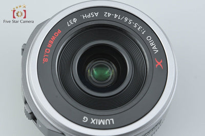[Used] Panasonic LUMIX G X VARIO PZ 14-42mm f/3.5-5.6 ASPH. POWER O.I.S. Silver H-PS14042