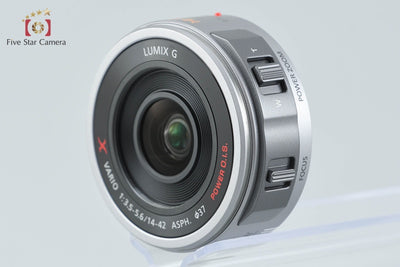 [Used] Panasonic LUMIX G X VARIO PZ 14-42mm f/3.5-5.6 ASPH. POWER O.I.S. Silver H-PS14042