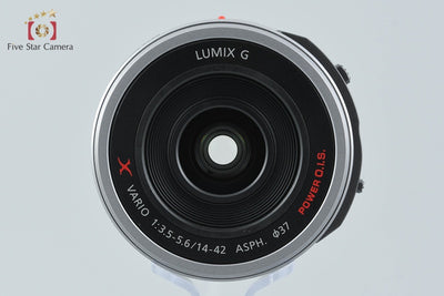 [Used] Panasonic LUMIX G X VARIO PZ 14-42mm f/3.5-5.6 ASPH. POWER O.I.S. Silver H-PS14042