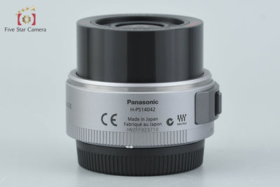 [Used] Panasonic LUMIX G X VARIO PZ 14-42mm f/3.5-5.6 ASPH. POWER O.I.S. Silver H-PS14042