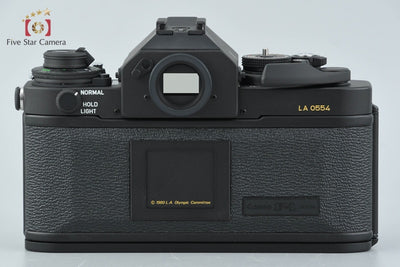 [Used] Canon New F-1 1984 Los Angeles Olympic Commemorative Model with Original Box