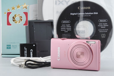 [Used] Canon IXY 430F Pink Compact Digital Camera with Original Box