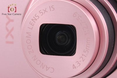 [Used] Canon IXY 430F Pink Compact Digital Camera with Original Box