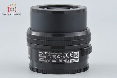 [Used] SONY Sony E PZ 16-50mm f/3.5-5.6 OSS SELP1650 Black
