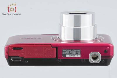[Used] SONY Cyber-shot DSC-W380 Red Compact Digital Camera