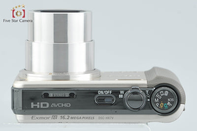 【中古】SONY ソニー Cyber-shot DSC-HX7V シルバー デジタルスチルカメラ