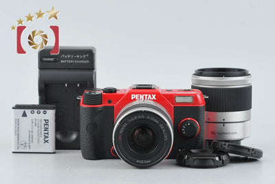 [Used] PENTAX Pentax Q10 Double Zoom Lens Kit Red, Low Shutter Count