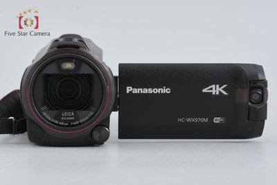 [Used] Panasonic HC-WX970M Black Digital 4K Video Camera