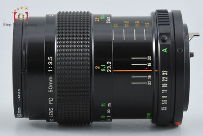 [Used] Canon New FD 50mm f/3.5 MACRO
