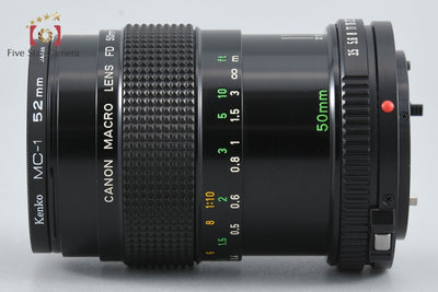 [Used] Canon New FD 50mm f/3.5 MACRO