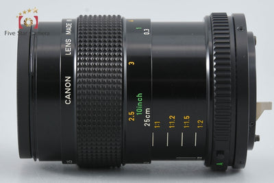 [Used] Canon New FD 50mm f/3.5 MACRO