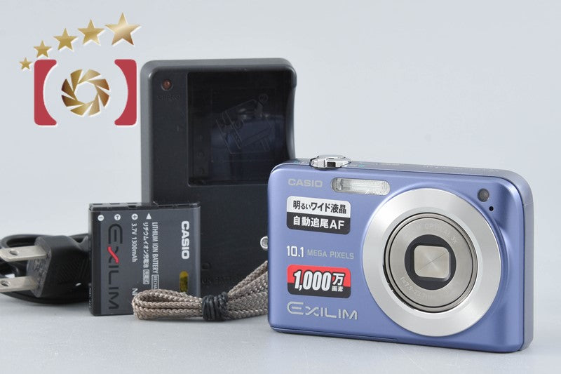 [Used] Casio EXILIM ZOOM EX-Z1050 Blue Compact Digital Camera