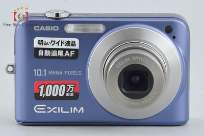 【中古】Casio カシオ EXILIM ZOOM EX-Z1050 ブルー コンパクトデジタルカメラ