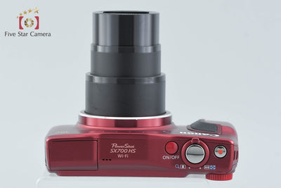 [Used] Canon PowerShot SX700 HS Red Compact Digital Camera