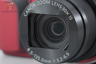 [Used] Canon PowerShot SX700 HS Red Compact Digital Camera