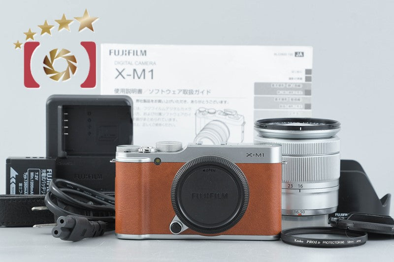 [Used] Fujifilm X-M1 Lens Kit Brown