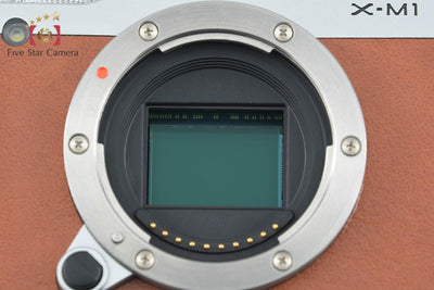 【中古】FUJIFILM 富士フイルム X-M1 レンズキット ブラウン