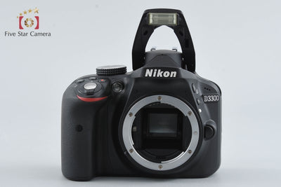 [Used] Nikon D3300 Double Zoom Kit Black - Low Shutter Count, With Original Box
