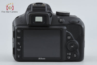 [Used] Nikon D3300 Double Zoom Kit Black - Low Shutter Count, With Original Box