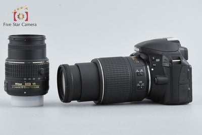 [Used] Nikon D3300 Double Zoom Kit Black - Low Shutter Count, With Original Box