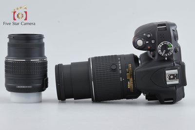 [Used] Nikon D3300 Double Zoom Kit Black - Low Shutter Count, With Original Box