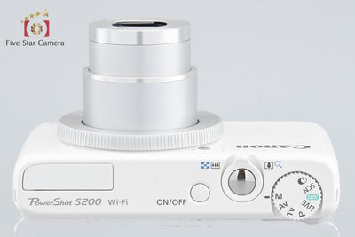 [Used] Canon PowerShot S200 White Compact Digital Camera