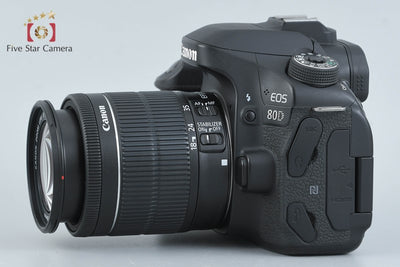 [Used] Canon EOS 80D EF-S 18-55 IS STM Lens Kit