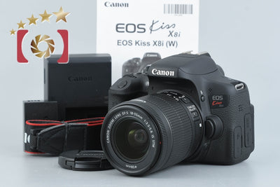 【中古】Canon キヤノン EOS Kiss X8i EF-S 18-55 IS STM レンズキット